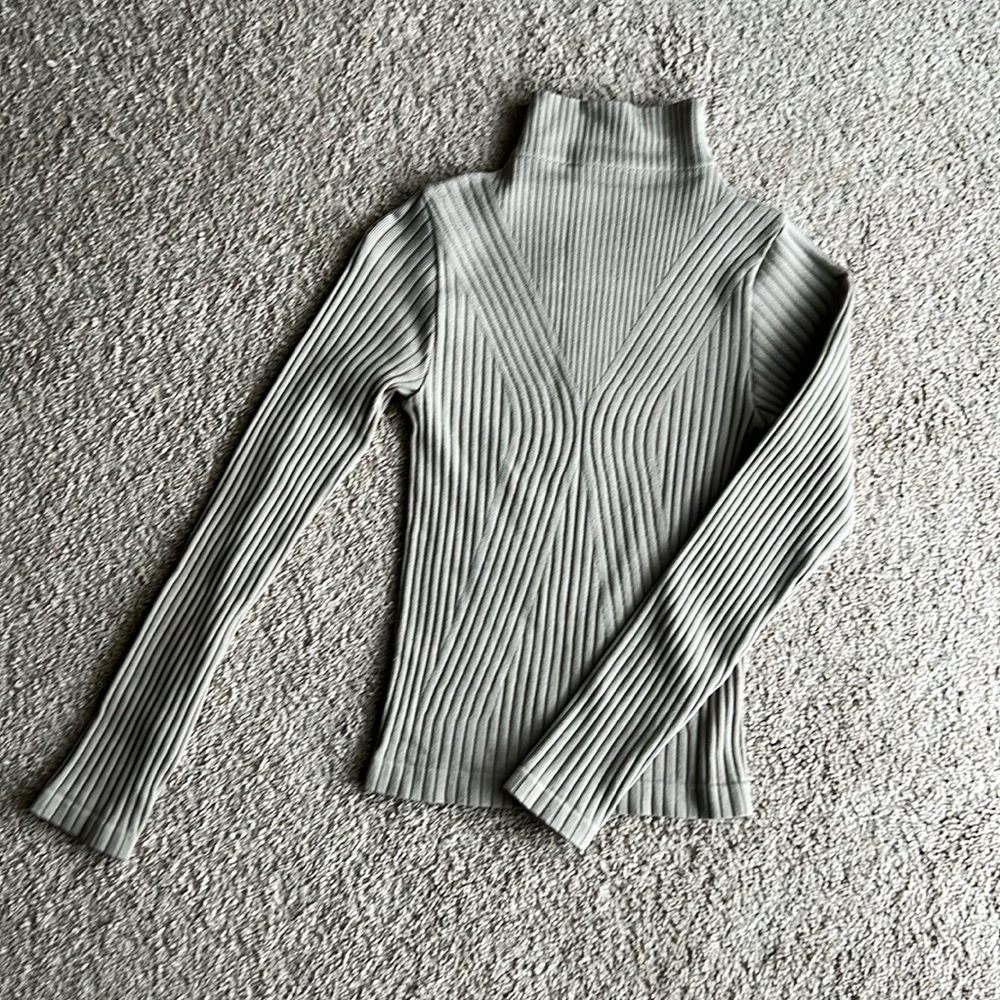 Beige Long Sleeve Top